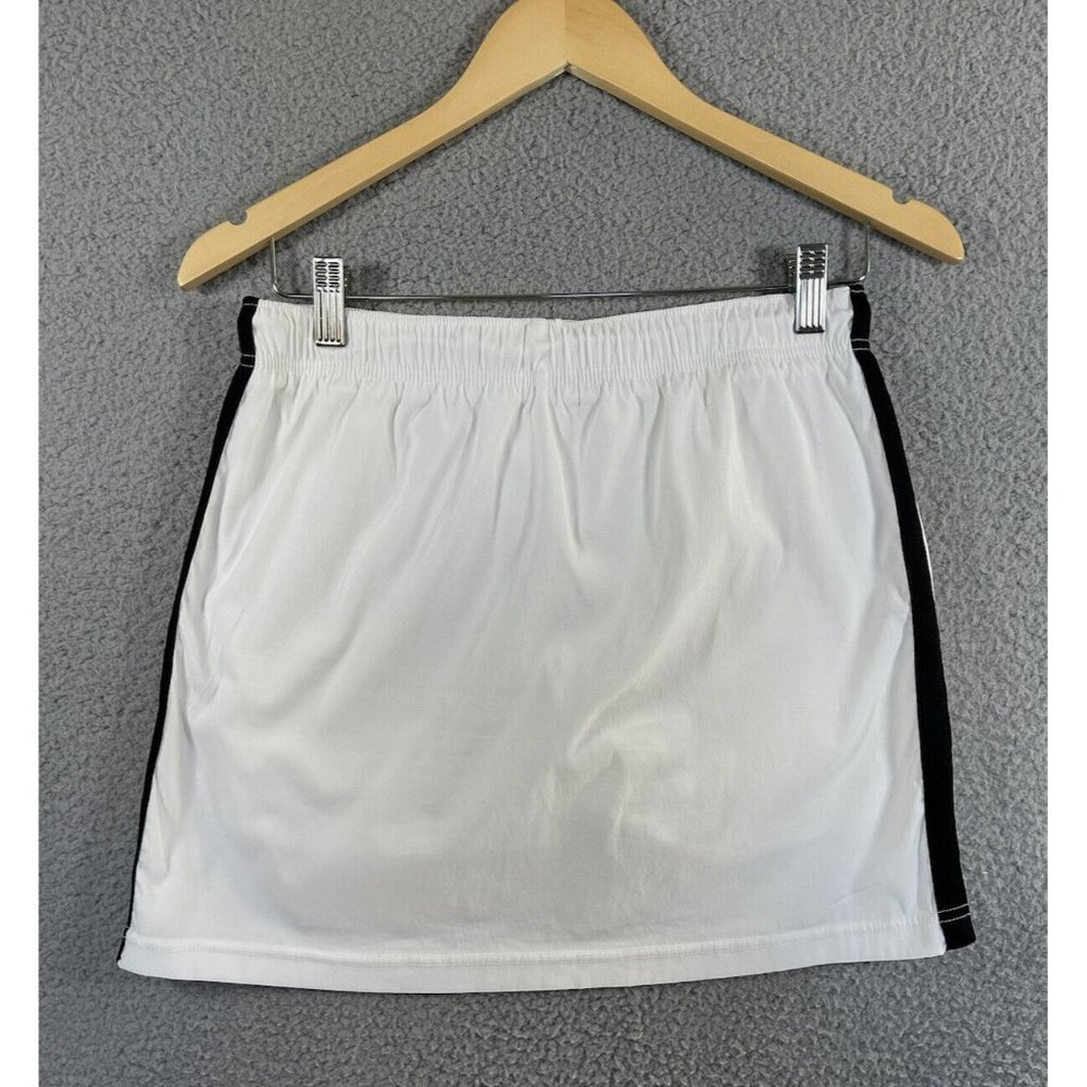 Danskin Womens Size 4/6  White/Blue Tennis Active Wear Skort Skirt